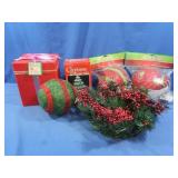 Cracker Barrel Lighted Lg Ornaments, some new,