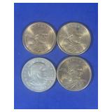 3 Sacagawea $1 Coins& 1979 Susan B. Anthony $1