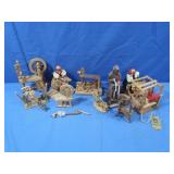 Various Wooden (Handcrafted) Folk Art Scenes