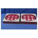 24 Vintage Shiny Brite Christmas Balls