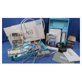 Nintendo Wii Home Video Game Console w/cartridges