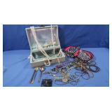 Vintage Jewelry Box &Costume Jewelry