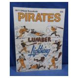 1977 Pittsburgh Pirates Official Scorebook