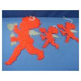 Vintage Valentine Popcorn Decorations