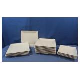 Pier 1 Square Plates, 21 pcs