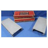 2 Vintage Lionel No. 314 Plate Girder Bridge