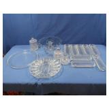 Glass Cake Stand,Corn Cob Trays,Egg Tray &more