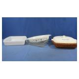 Corningware,Pyrex &Glasbake Baking Dishes