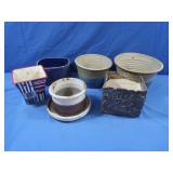 Pottery/Stoneware Bowls, Plates &more