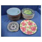 Pier 1 &Pottery Barn Plates, some chipped