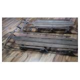 2 52" Long Wood Runner Sleds