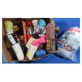 Lg lot of Yarn,Polyester Fiber Fill &more