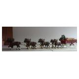 Vintage Cast Iron Budweiser Beer Wagon approx