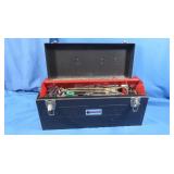 Metal Tool Box w/ Large Lot of Tools