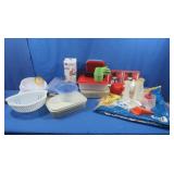 Kitchen Items-Containers,Ice Cube Trays,Strainer