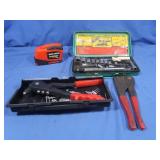 B&D Auto Tape,Socket Set&Rivet Tool