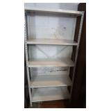 2 Metal Shelving Units 30"W x 55"H & 30"W x 60"H