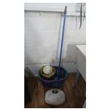 Scale,Mop,Clothesline w/Pins&Plastic Basket