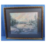 Framed Lee H. Parkinson Print 26x22"