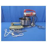 Vintage Chrome Universal Mixer&GE Hand Mixer
