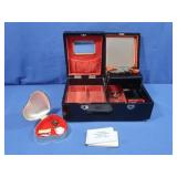 Vintage Japanese Jewelry Box 12x7x10"H and sm