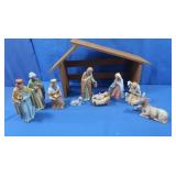 Home For the House Porcelain Nativity Set