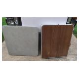 33x33" Card Table & 30x72" Folding Table