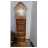 Clock Shelf Storage Unit 17x10.5x69"H *Excellent