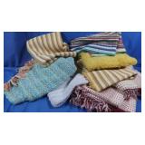 Lg lot of Throw Rugs