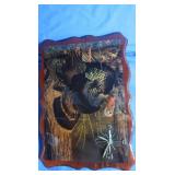 Turkey Wall Clock 21.5x15.5"