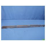 2 Vintage Wooden Rifle Rods