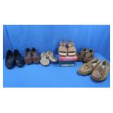 Assortment of Shoes&Slippers, mostly size 9-10,