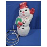 Vintage Blow Mold Frosty 12" Tall