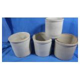 3 7.5" High Crocks-Cracks