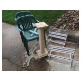 2 Resin Lawn Chairs, 2 Children