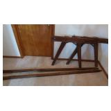 Quilting Frame 31.75x29.5"H (stands), 91"L