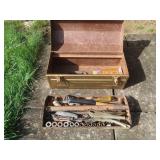 Metal Tool Box & Tools