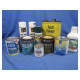 Partials of Paint Thinner,Spray Paint,Poly & more