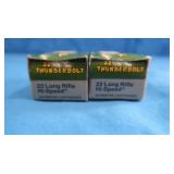 2 Boxes 100 Total 22LR Ammo