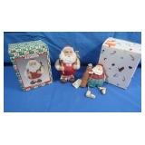 Golfing Santa Decorations