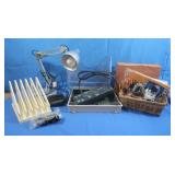 Home Office Items-Lamp,File Holders&more