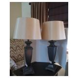 2 Metal Lamps