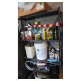 Metal Shelving Unit-36.5x12x71"H-NO Contents