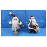2 Golfing Santas-TJ Santas by Tina Mitchell