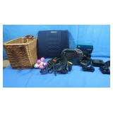 Wireless Head Phones,2 Binoculars,Massager,Back
