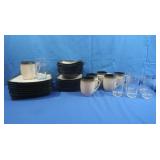 Gibson Dinnerware-Plates,Mugs,Glasses