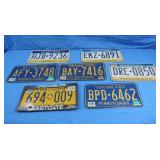 Variety of PA License Plates