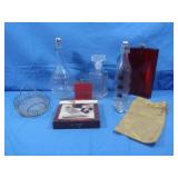 Wine&Liquor Bottles(empty),Metal Basket