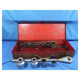 PROTO Heavy Duty Socket Wrench Set w/Case