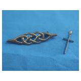 Sterling Silver Pendant&Sterling Silver Pin